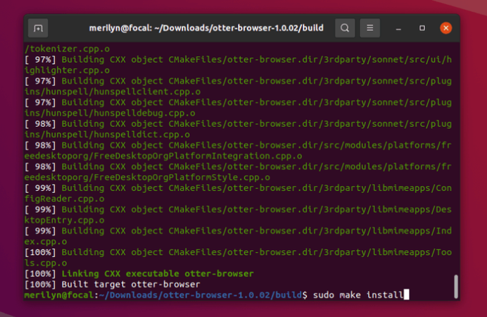 How to Compile & Install Otter Browser (Recreate Opera 12.x) in Ubuntu ...