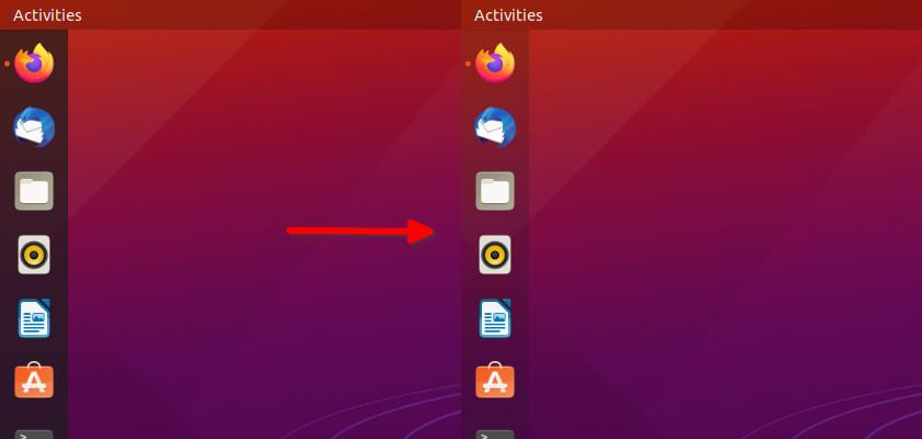 How to Change the Left Dock Panel Transparency in Ubuntu 21.04 - FOSTips