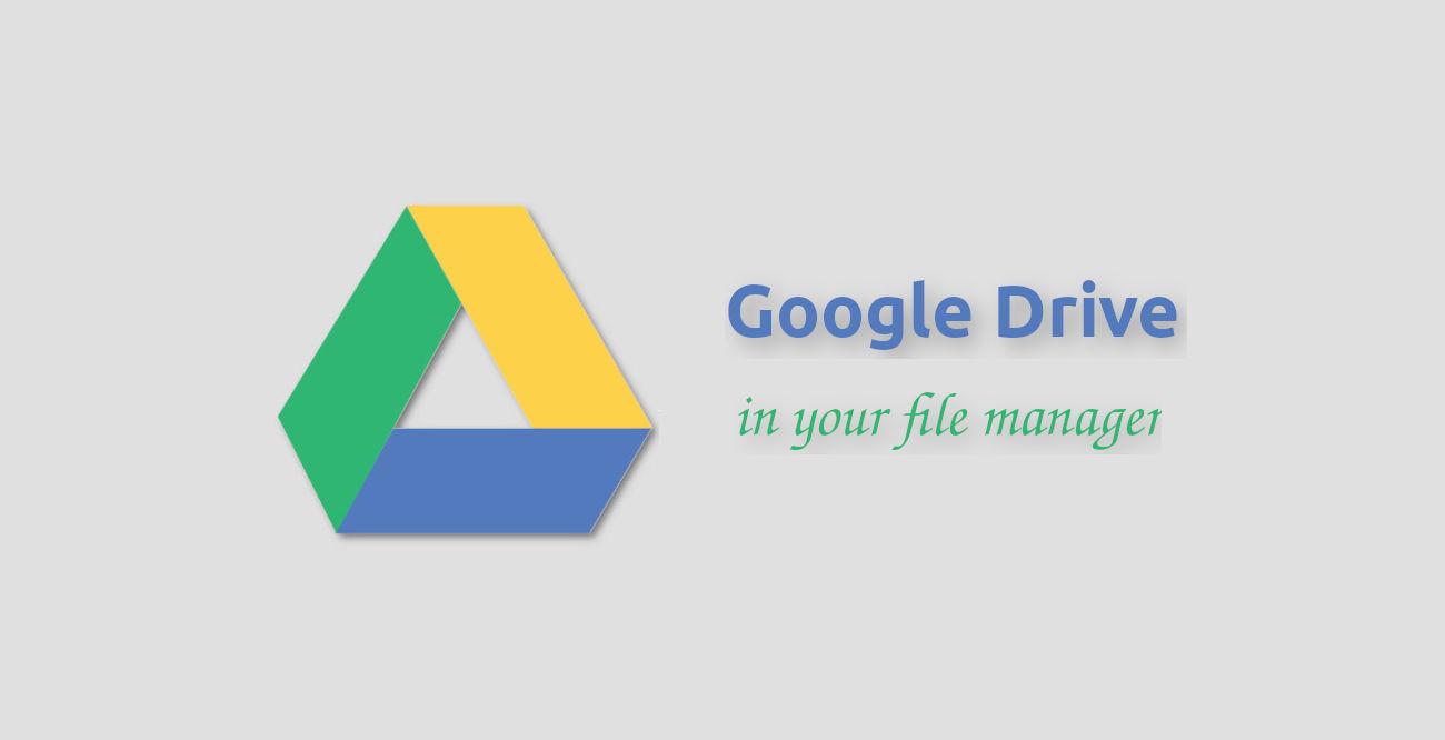 How to Sync Google Drive with File Manager in Ubuntu / PopOs?