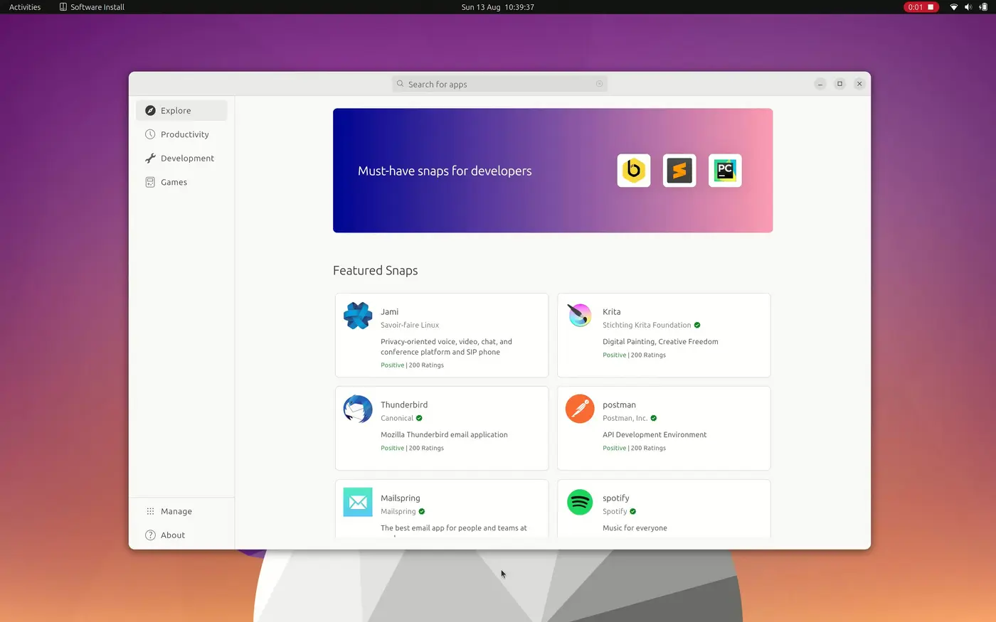 Ubuntu 23.10 to Adopt 'Ubuntu Store' - New Flutter based Software